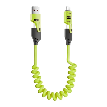 FlexCable Cavo di Ricarica 4-in-1 - Verde