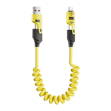 FlexCable 4-in-1 Cavo di Ricarica - Giallo