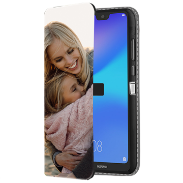 Huawei P20 Lite - Cover a Libro (Stampa Frontale) Personalizzata