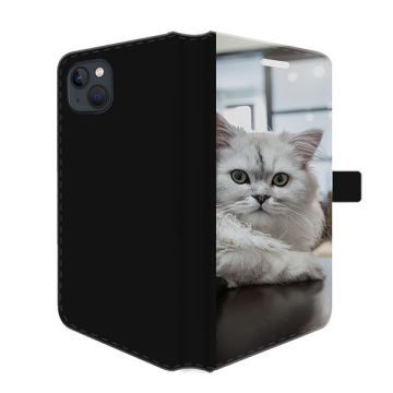 IPhone 15 Plus - Cover a Libro (Stampa Frontale) Personalizzata