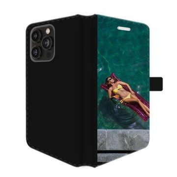 iPhone 15 Pro Max - Cover a Libro (Stampa Frontale) Personalizzata
