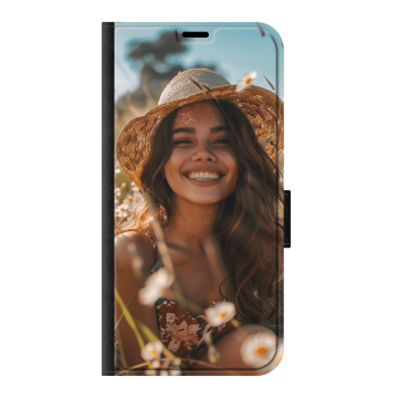 iPhone 16 Plus - Cover a Libro (Stampa Frontale) Personalizzata