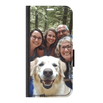 Samsung Galaxy S25 - Cover a Libro (Stampa Frontale) Personalizzata