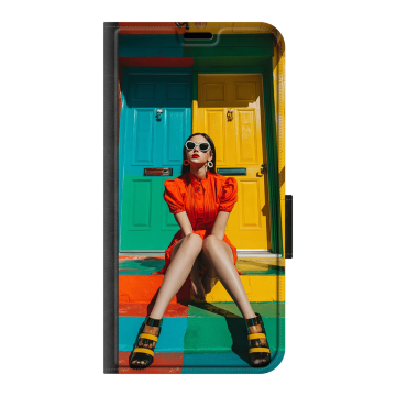 iPhone 17 - Cover a Libro (Stampa Frontale) Personalizzata