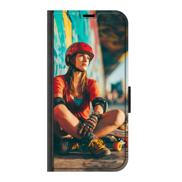 Samsung Galaxy S26 - Cover a Libro (Stampa Frontale) Personalizzata