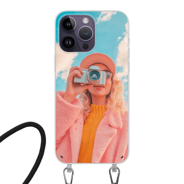 iPhone 14 Pro - Cover con Cordino (Tracolla) Personalizzata