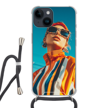 iPhone 14 - Cover con Cordino (Tracolla) Personalizzata