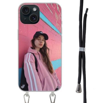 iPhone 15 - Cover con Cordino (Tracolla) Personalizzata