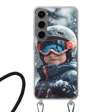 Samsung Galaxy S24 - Cover con Cordino (Tracolla) Personalizzata