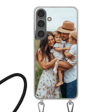 Samsung Galaxy S24 Plus - Cover con Cordino (Tracolla) Personalizzata