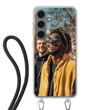 Samsung Galaxy S25 - Cover con Cordino (Tracolla) Personalizzata