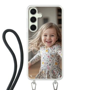 Samsung Galaxy S25 Plus - Cover con Cordino (Tracolla) Personalizzata