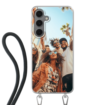 Samsung Galaxy S24 FE - Cover con Cordino (Tracolla) Personalizzata
