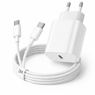 Caricatore - Caricatore Rapido USB-C 20W - Bianco