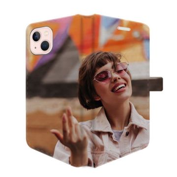 iPhone 13 Mini - Personalised Wallet Case (Full Printed)