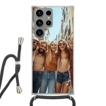 Samsung Galaxy S23 Ultra - Cover con Cordino (Tracolla) Personalizzata